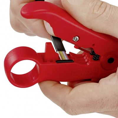 KNIPEX 16 60 06 SB Ściągacz izolacji z kabli koncentrycznych i teleinformatycznych