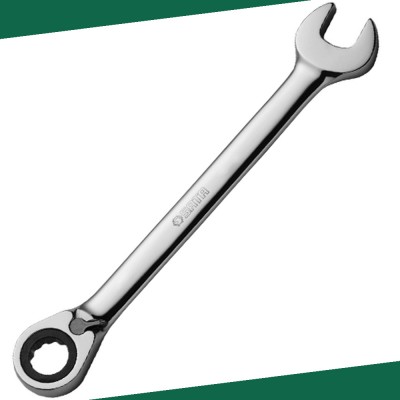 Sata 46603 Klucz płasko-oczkowy z grzechotką 10mm