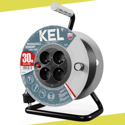 KEL W-98584 Przedłużacz bębnowy 30m