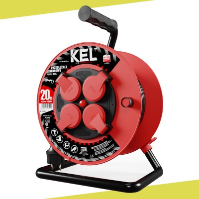 KEL W-97784 Przedłużacz bębnowy 20m