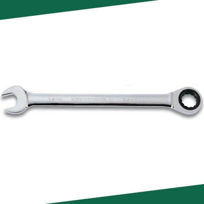 Sata 43204 Klucz płasko-oczkowy z grzechotką 11mm