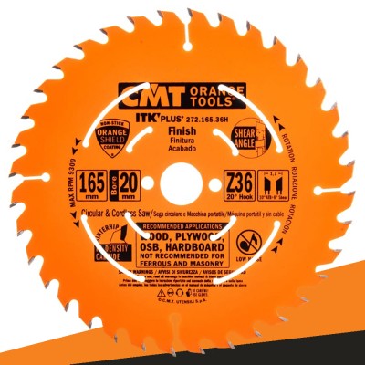 CMT 272.165.36H Piła tarczowa 165x20mm 36Z