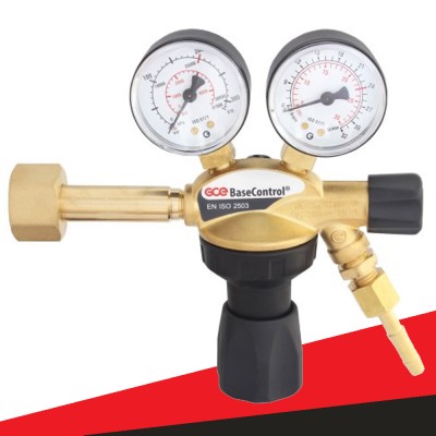GCE Reduktor Basecontrol Ar/CO2 200/24 L 2 manometry