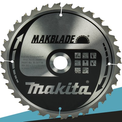 Makita B-32736 Tarcza tnąca MAKBLADE 260x30mm 32Z