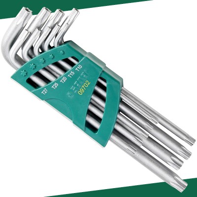SATA 09702 Zestaw 9 kluczy TORX z otworem