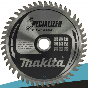 Makita B-32998 Tarcza tnąca SPECIALIZED 160x20mm 48Z