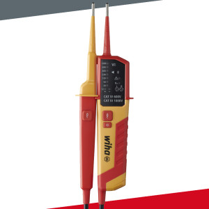 Wiha 45216 Tester napięcia i ciągłości obwodu 12–1000V AC CAT IV
