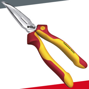 Wiha 26729 Szczypce półokrągłe zakrzywione Professional electric