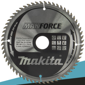 Makita B-32390 Tarcza tnąca MAKFORCE 190x30mm 60Z