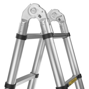 GEKO G02448 Drabina teleskopowa aluminiowa przegubowa 3,8m