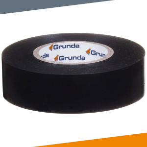 Grunda 500050083 Taśma izolacyjna czarna 20m