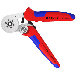 KNIPEX 97 55 14 Samonastawne szczypce do zagniatania tulejek