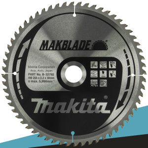 Makita B-32792 Tarcza tnąca MAKBLADE 255x30mm 60Z