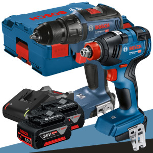 Bosch Zestaw COMBO GSR18V-50 + GDX18V-200 Wkrętarka + zakrętarka