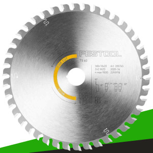 FESTOOL 205765 Tarcza tnąca 168x20mm 42Z